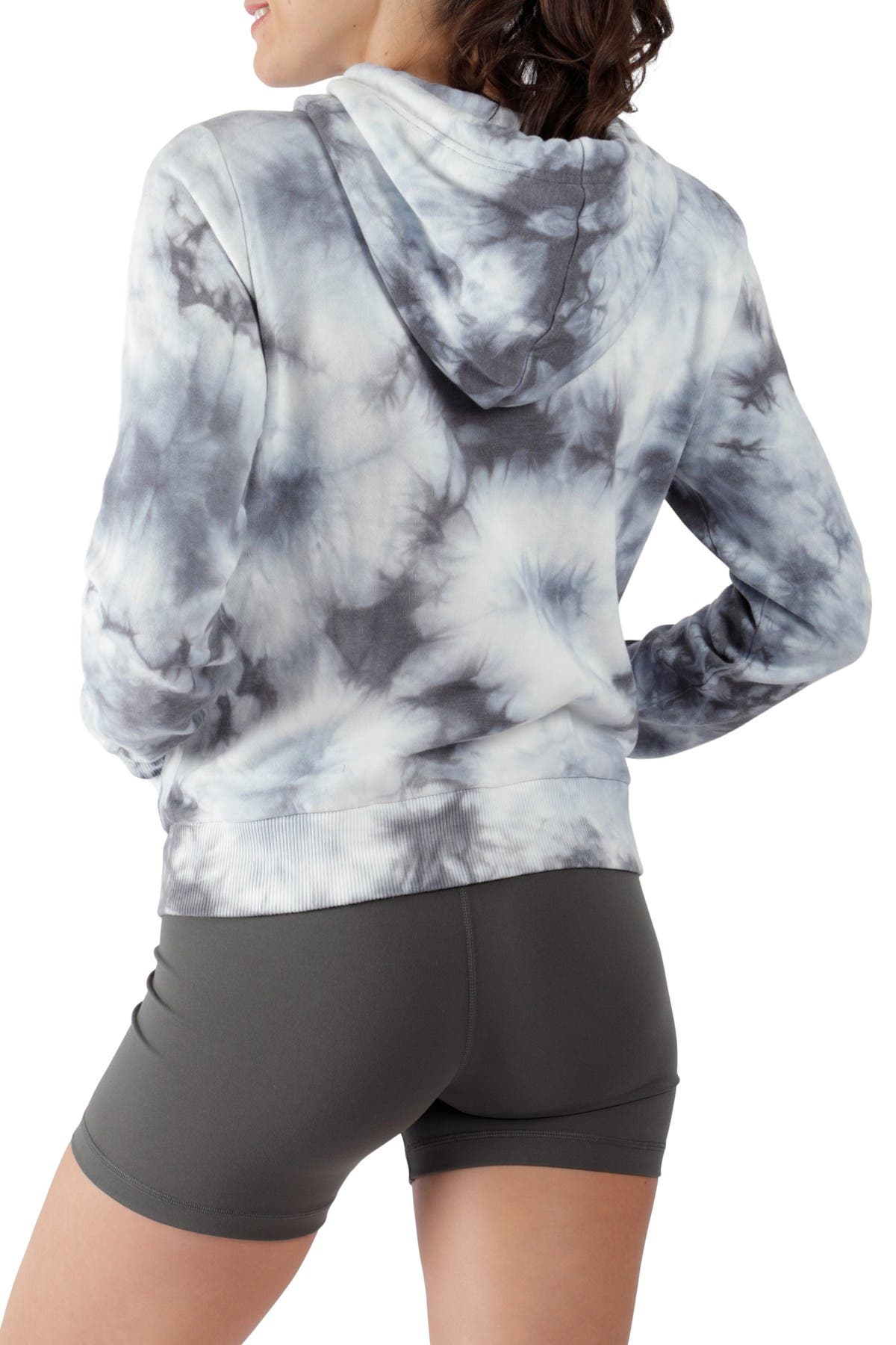 90 Degree By Reflex Brushed Pullover Hoodie In Rock Climb Tie Dye