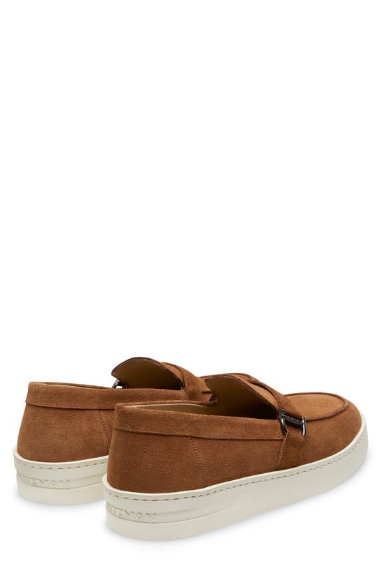 Shop Stuart Weitzman Hamptons Buckle Loafer In Tan