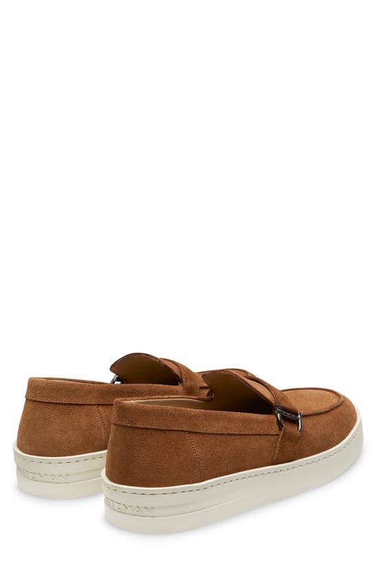 Stuart Weitzman Hamptons Buckle Loafer In Tan