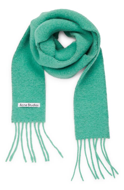 Acne Studios Extralong Alpaca Blend Scarf in Jade Green at Nordstrom