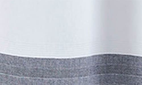Brooks Brothers Ottoman Rolls Shower Curtain In Navy