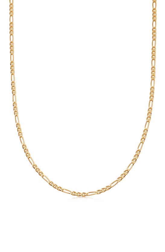 Missoma Curb & Link Chain Necklace In Gold