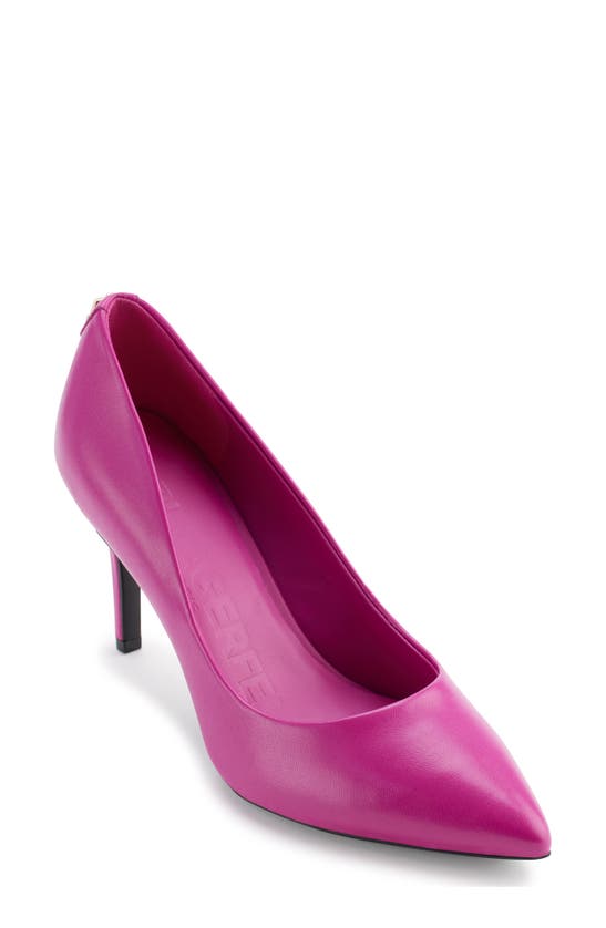 Shop Karl Lagerfeld Royale Pointed Toe Pump In Cactus Flo