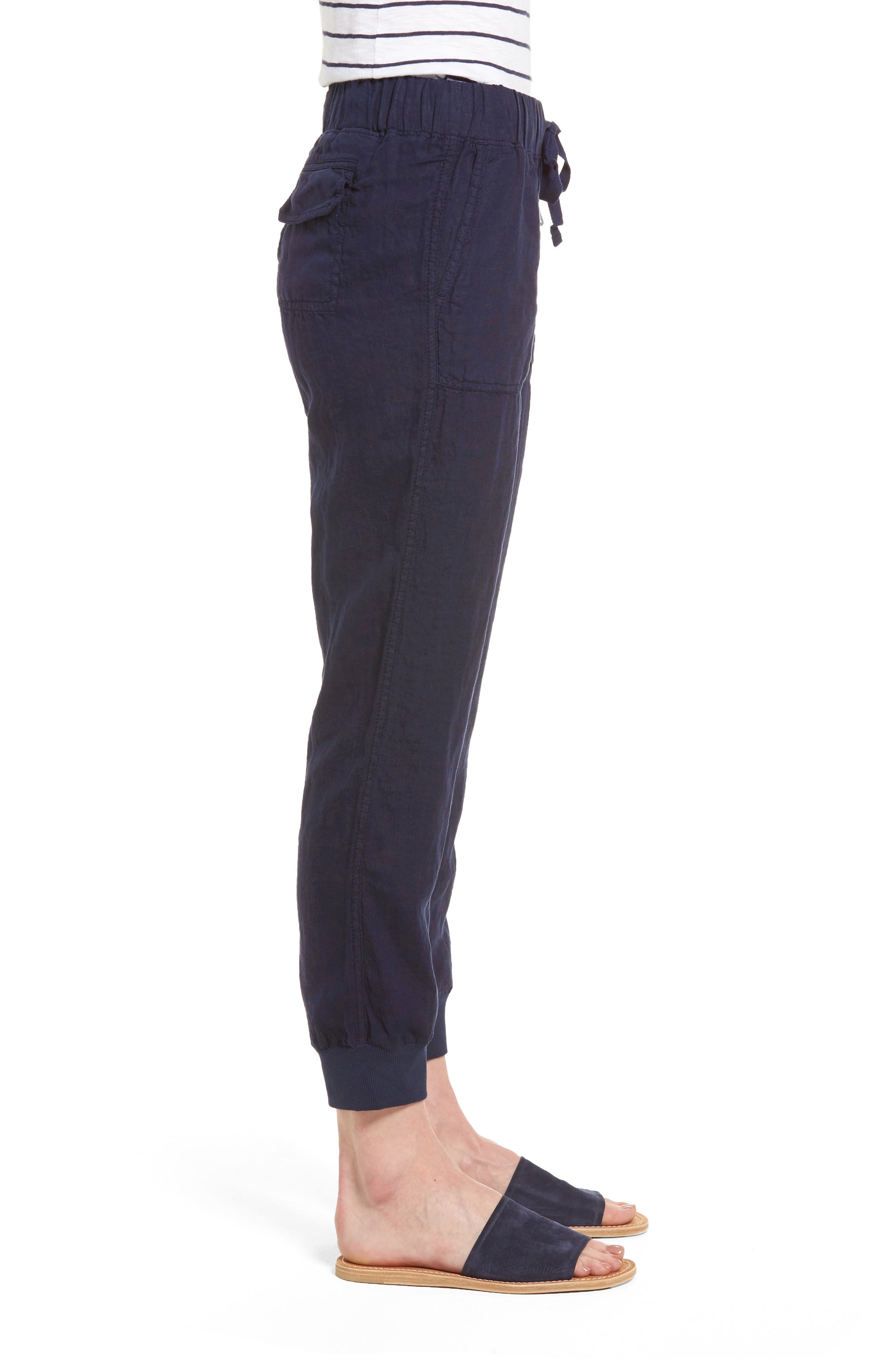 caslon linen jogger pants