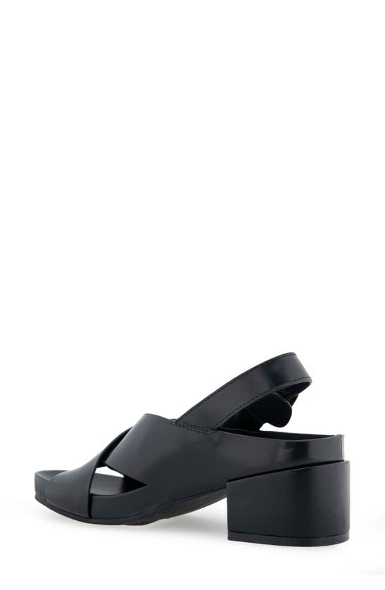 Shop Aerosoles Chrystie Sandal In Black Leather