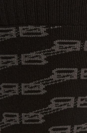 Balenciaga BB Monogram Logo Sock Black & Grey