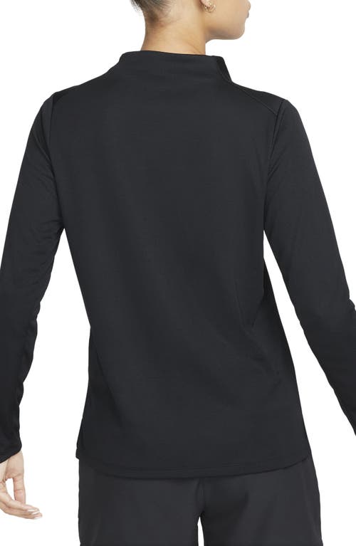 Shop Nike Dri-fit Uv Advantage Golf Top In Black/white