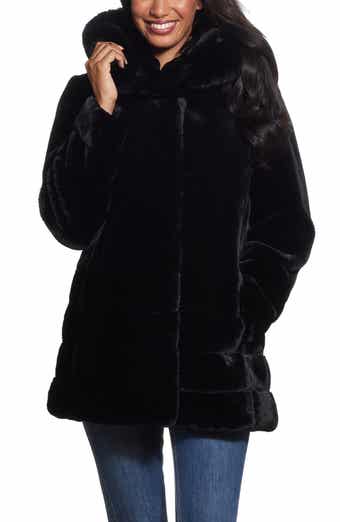 Save The Duck Bridget Reversible Faux Fur Hooded Jacket | Nordstrom