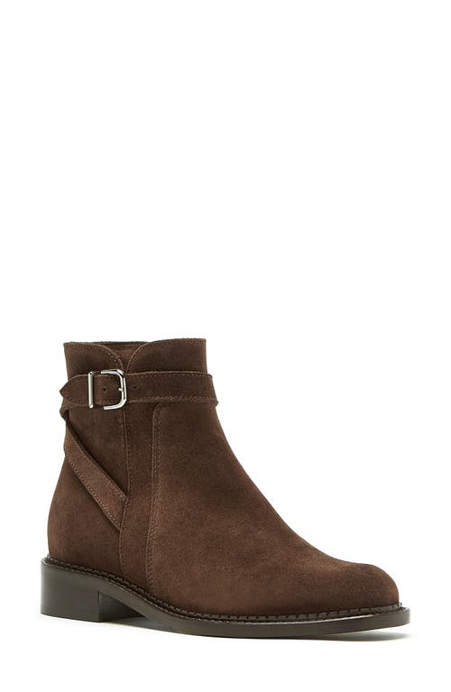 La Canadienne Sarah Waterproof Bootie Brunette Suede at Nordstrom,