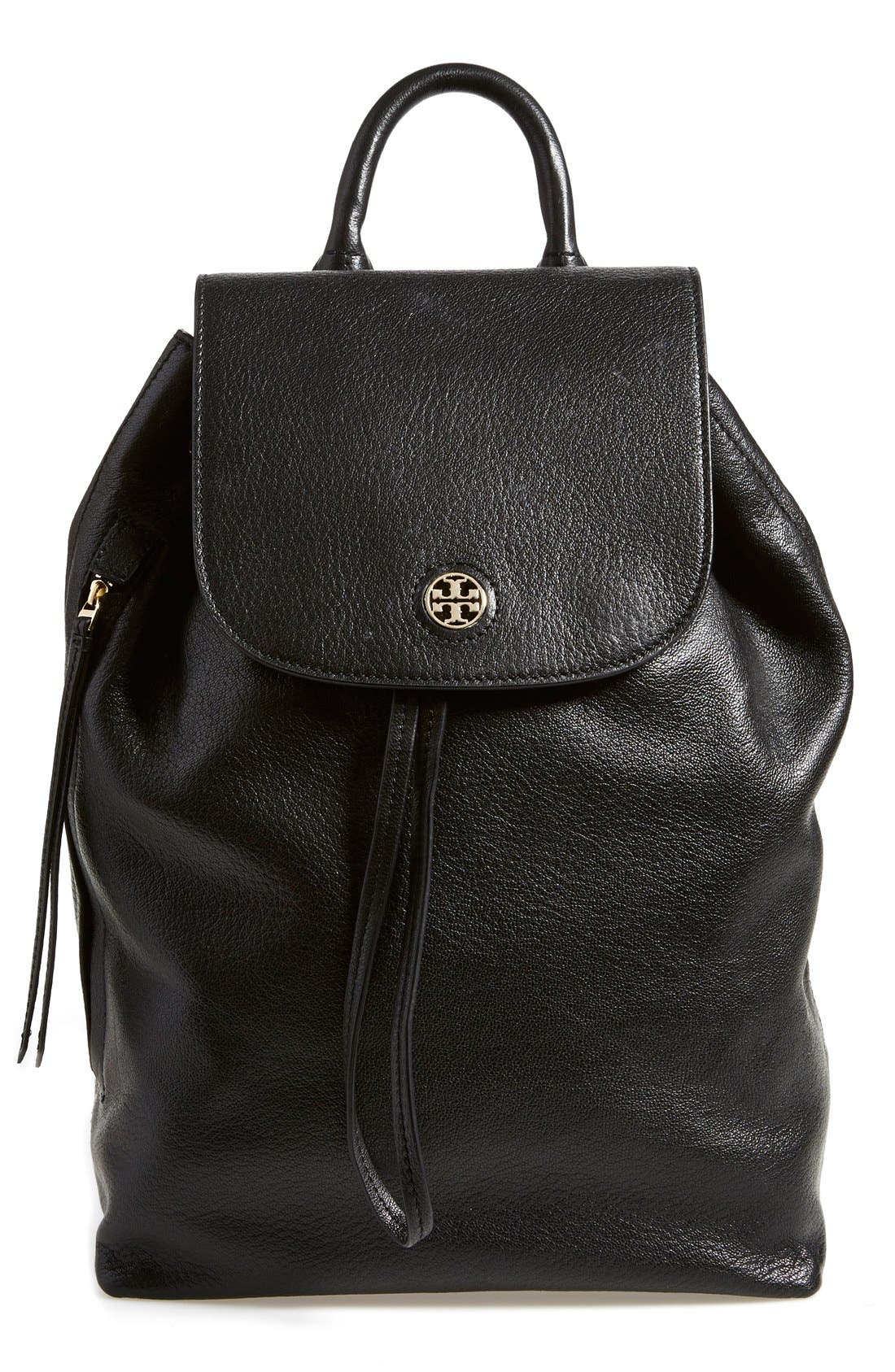 tory burch leather backpack