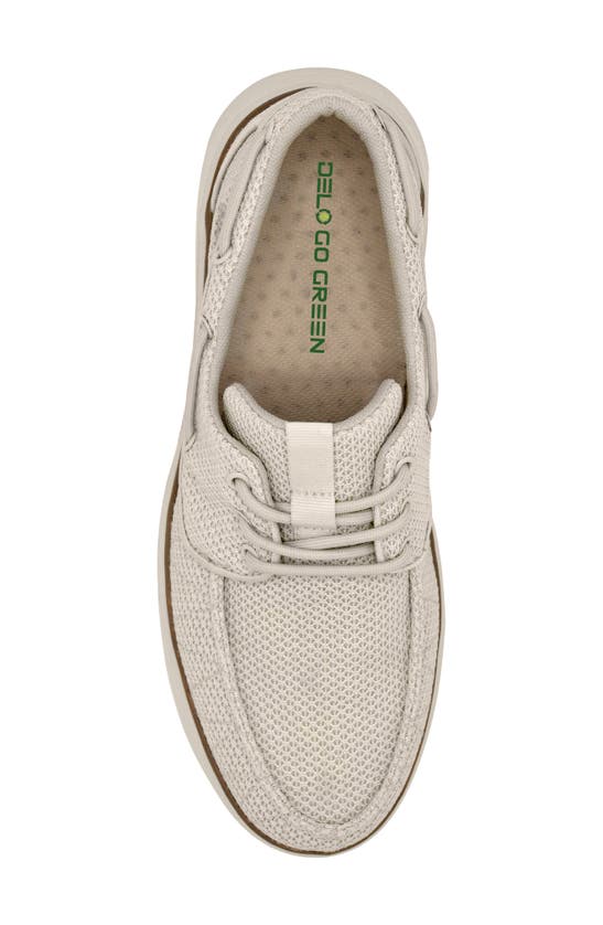 Delo Go Green Slip-on Boat Shoe In Beige