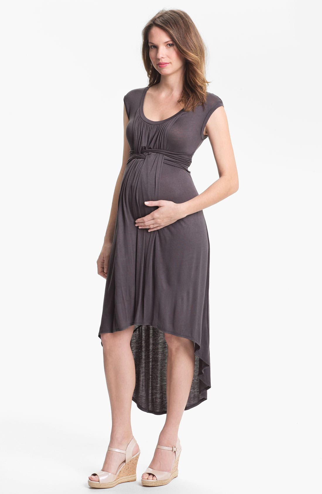 Japanese Weekend High/Low Maternity Dress Nordstrom
