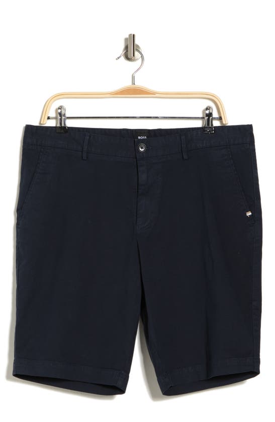 HUGO BOSS SLICE STRETCH COTTON SHORTS