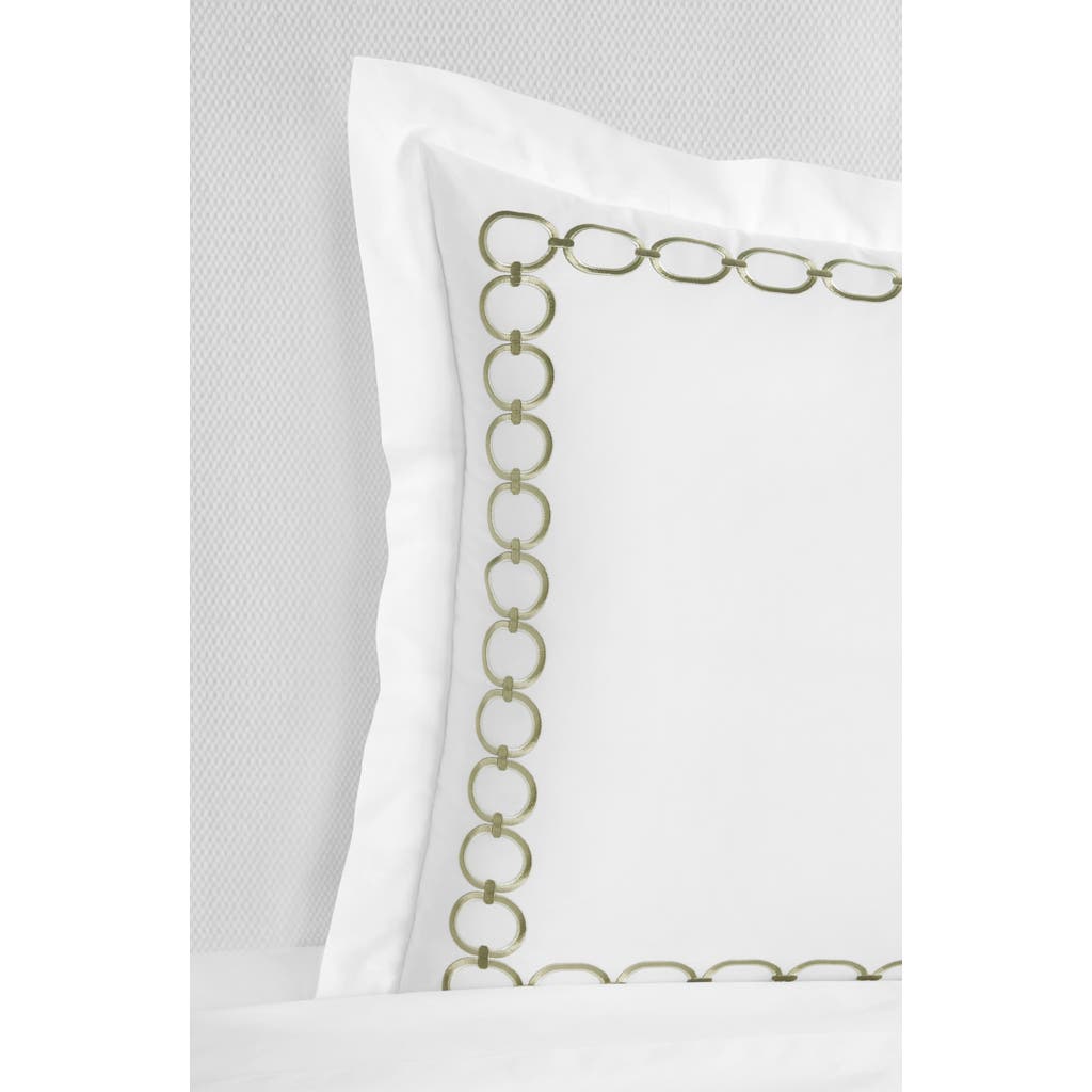 Sferra Catena Sham In White/ Willow