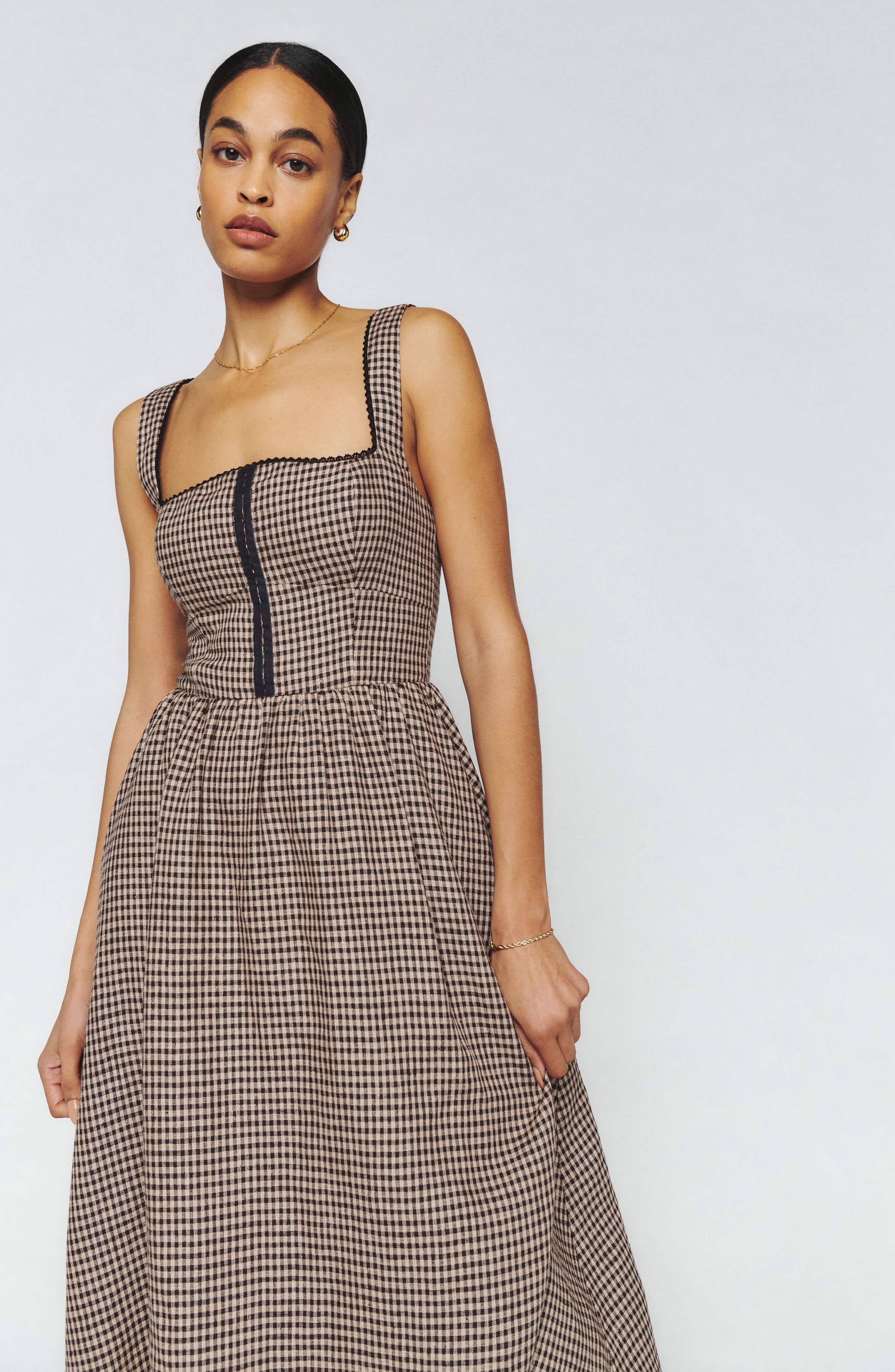 Reformation Tagliatelle Linen Dress Nordstrom