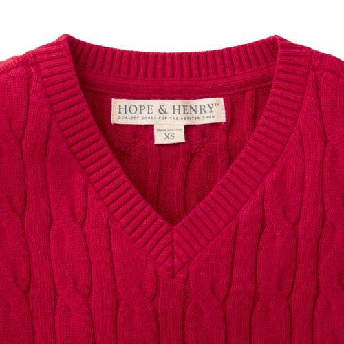 HOPE & HENRY HOPE & HENRY BOYS' V-NECK SWEATER VEST, KIDS 