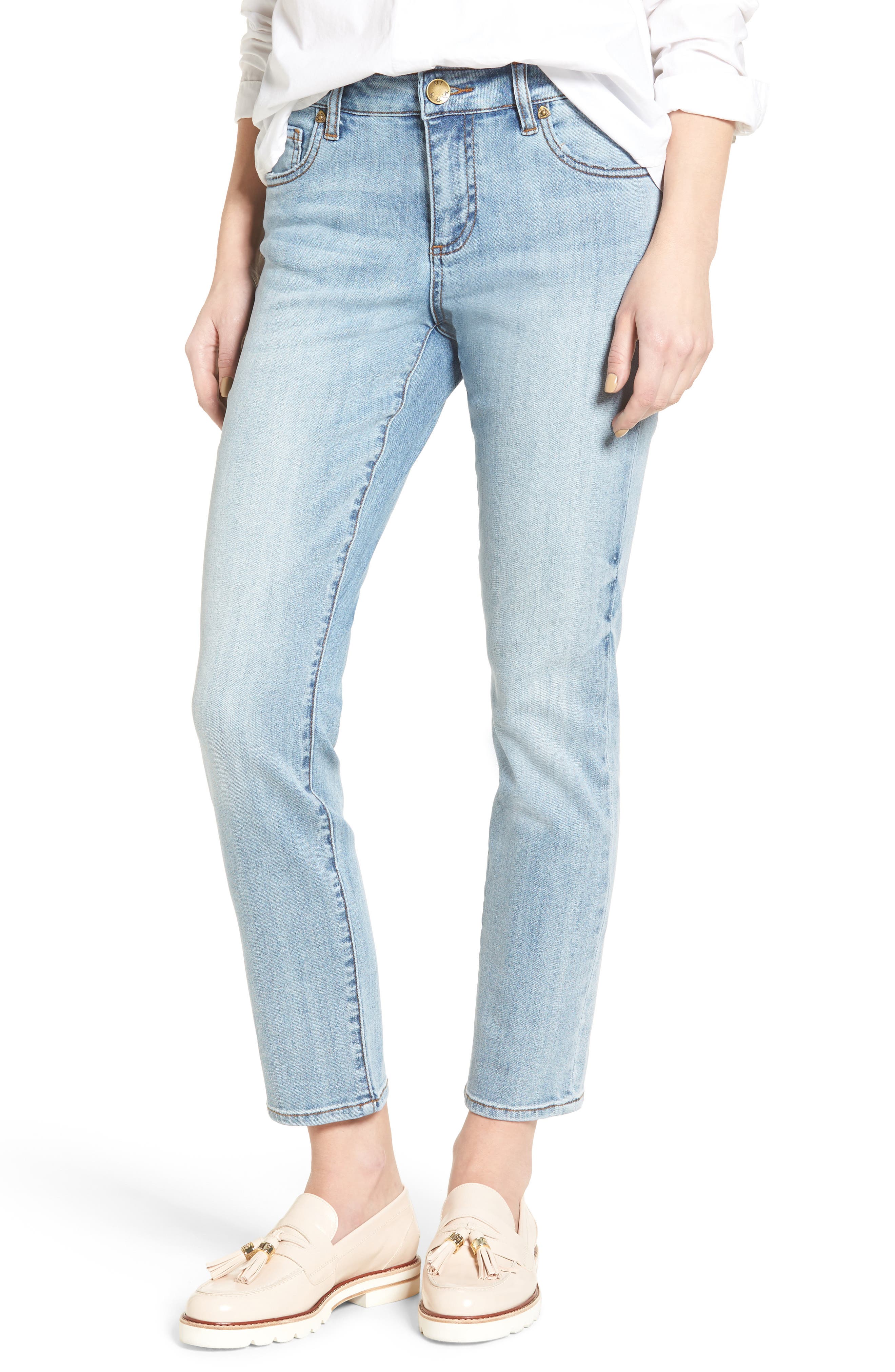 KUT From The Kloth Reese Stretch Ankle Straight Leg Jeans (Celebratory ...