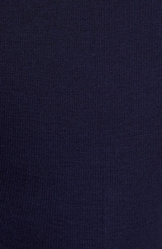 Ming Wang Straight Leg Knit Pants In Indigo