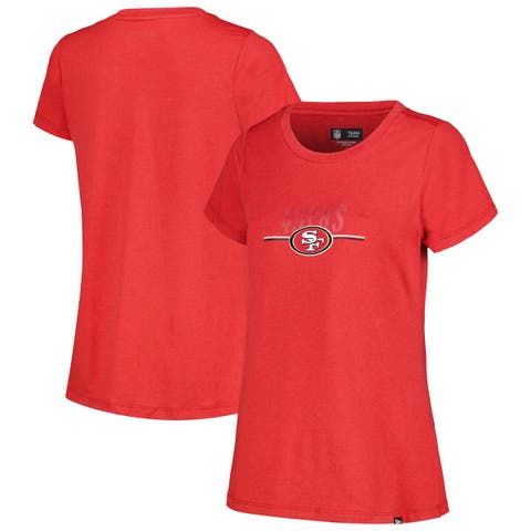 New Era Women's San Francisco 49ers Color Block Grey T-Shirt