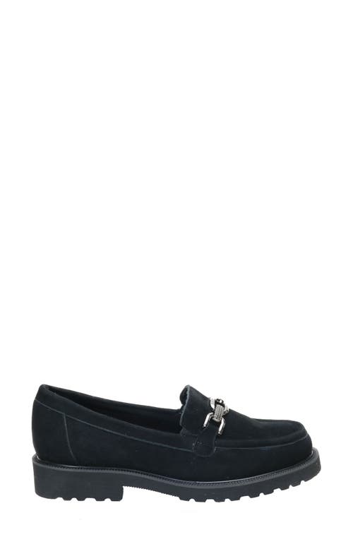 David Tate Magical Loafer In Black Suede