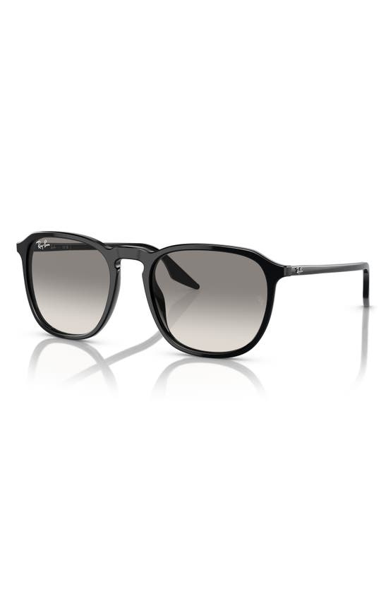 Ray Ban Ray-ban 55mm Gradient Square Sunglasses In Black