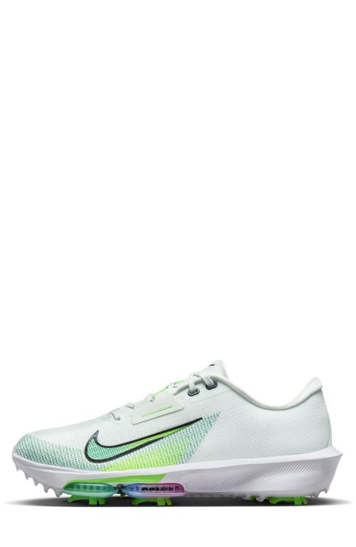 Shop Nike Air Zoom Waterproof Infinity Tour Golf Shoe In Barely Green/white/black