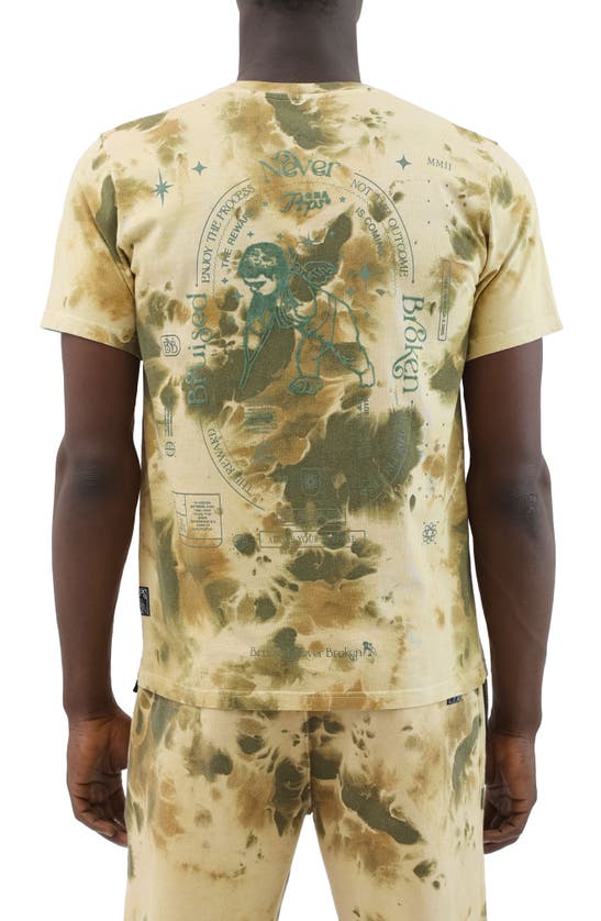 Prps Men's Missons Cotton T-shirt In Green Multi