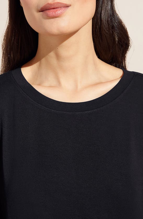 Eberjey Giselle Stretch Modal Pajama Top In Black