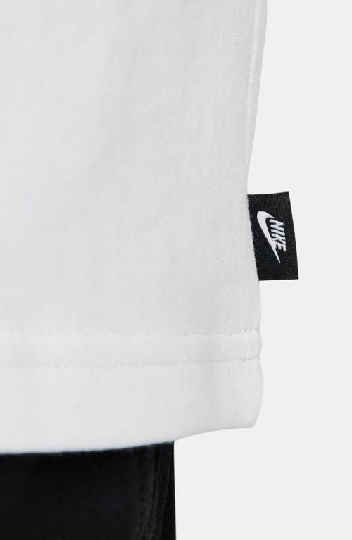 Shop Nike Premium Essential Cotton T-shirt In White/white