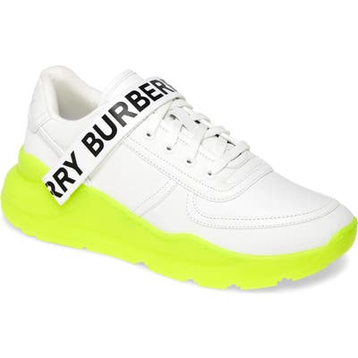 Burberry Ronnie Logo Sneaker, White