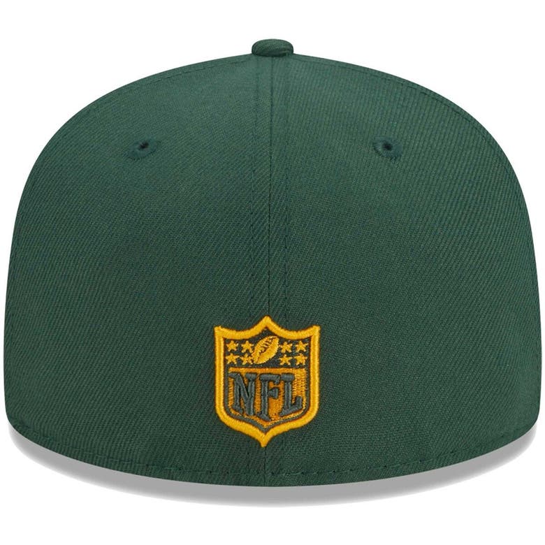 Shop New Era Youth  Green Green Bay Packers  Main 59fifty Fitted Hat