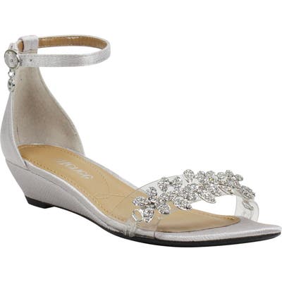 J. Renee Evania Ankle Strap Sandal B - Metallic