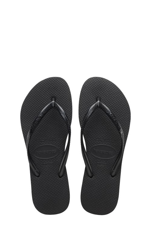Havaianas Slim Flip Flop In Black