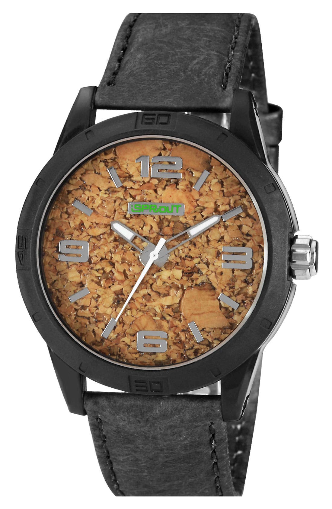 SPROUT™ Watches Cork Dial Watch, 45mm Nordstrom