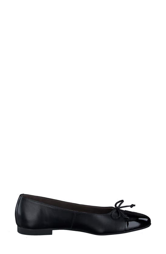 Shop Paul Green Violet Ballet Flat In Black Combo