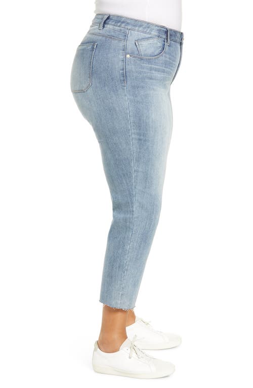Wit & Wisdom 'ab'solution High Waist Button Fly Crop Jeans In Blue
