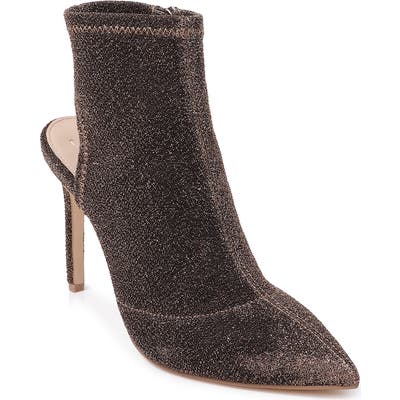 Jewel Badgley Mischka Sondra Pointy Toe Bootie- Brown