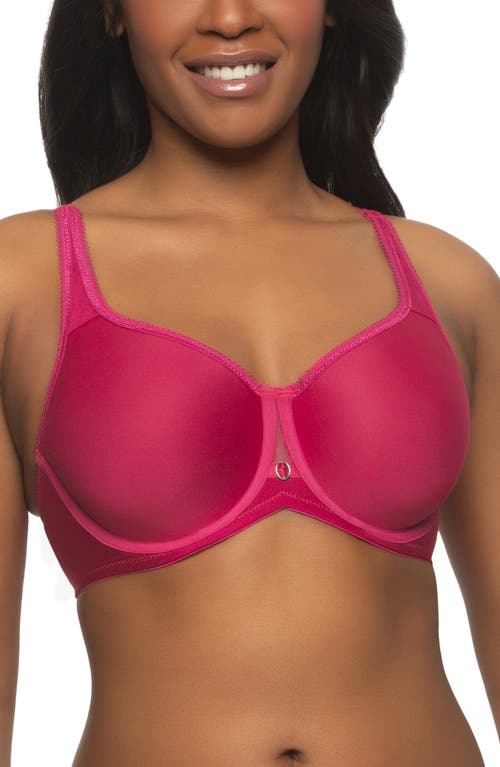 Shop Felina Celestial Full Coverage Underwire Bra In Sangria