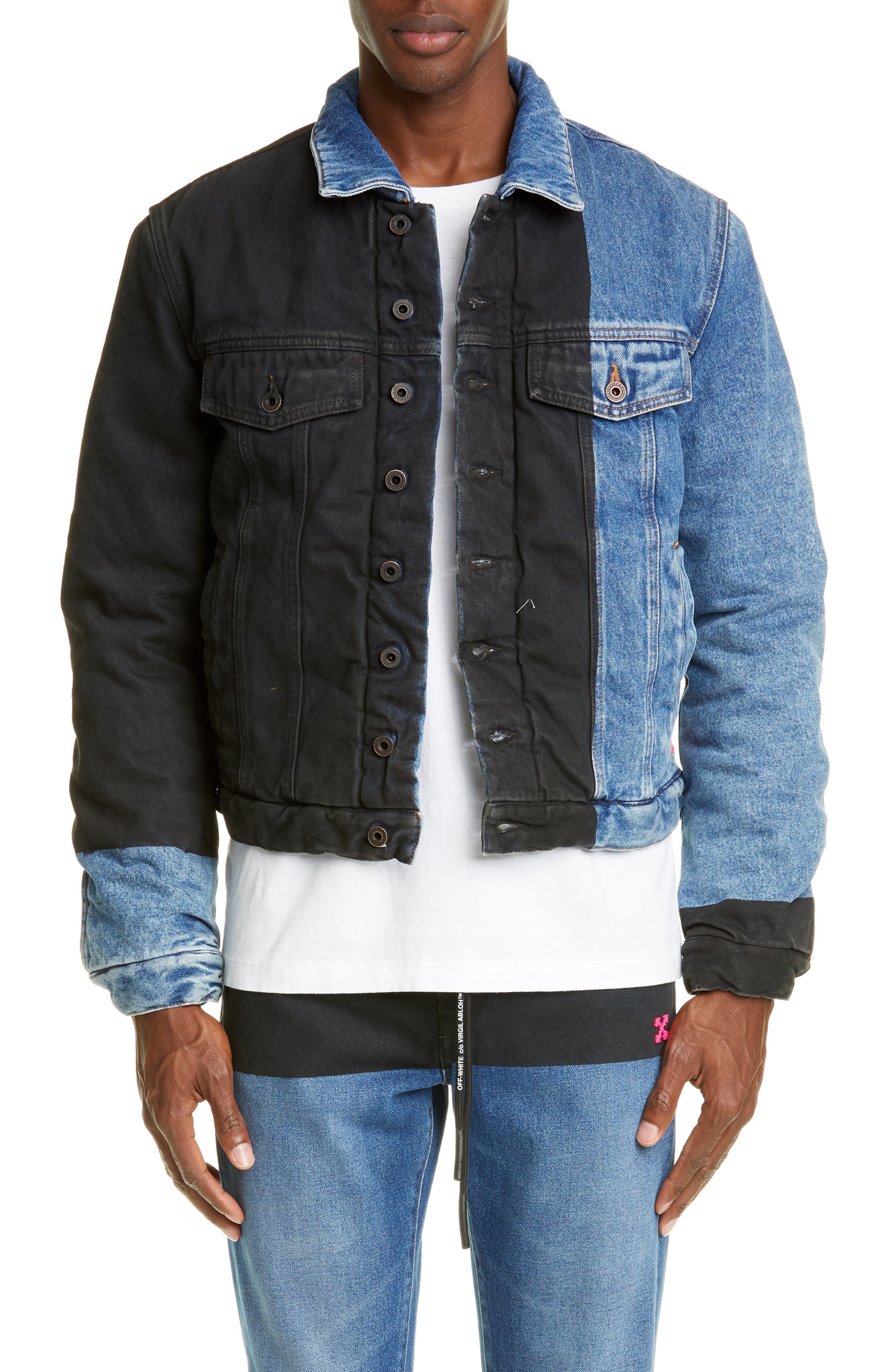 nordstrom white denim jacket