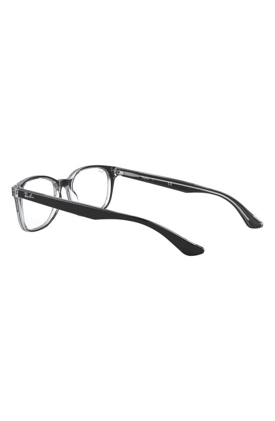 Ray Ban 53mm Optical Glasses In Black