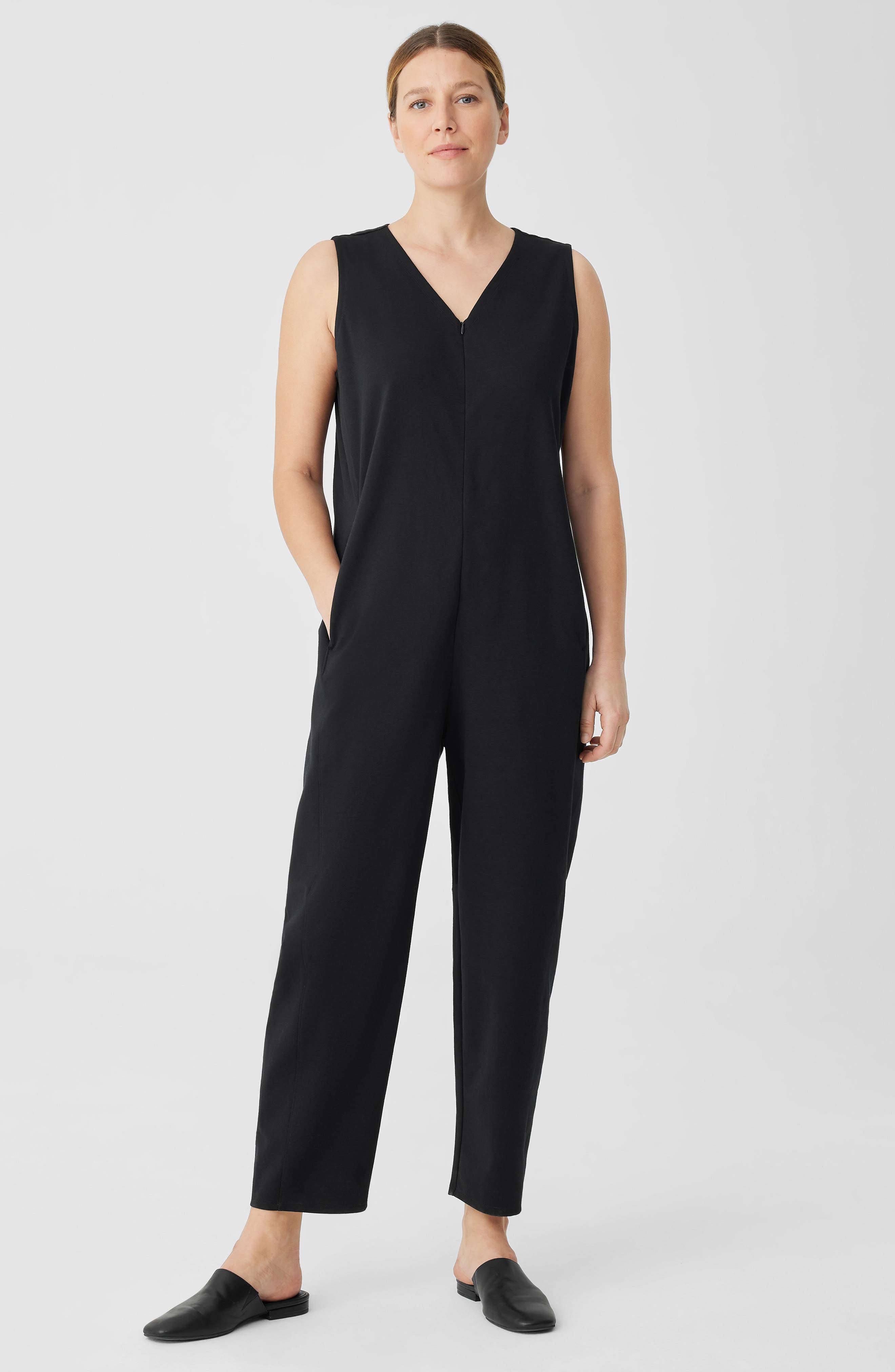 eileen fisher jumpsuit nordstrom