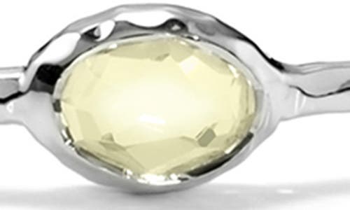 Ippolita Rock Candy Citrine Station Bangle In Lemon Citrine