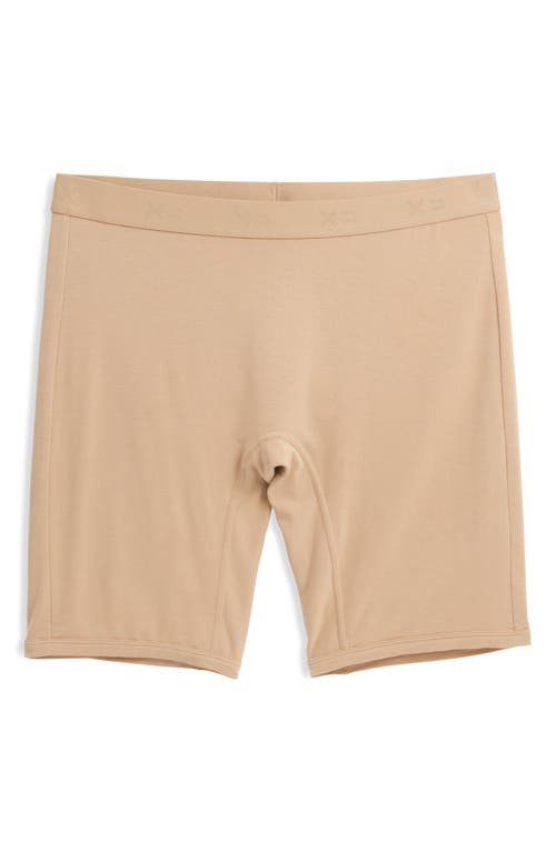 Shop Tomboyx Stretch Modal 9-inch Boxer Briefs In Chai