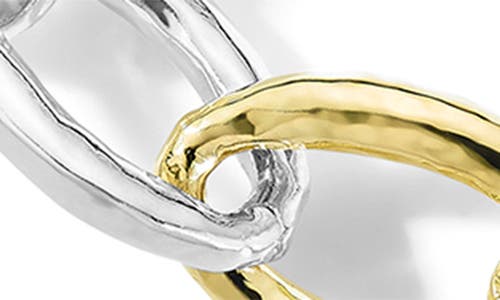 Ippolita Silver And Gold Chimera Classico Sculptured Bracelet In Yellow Gold/silver