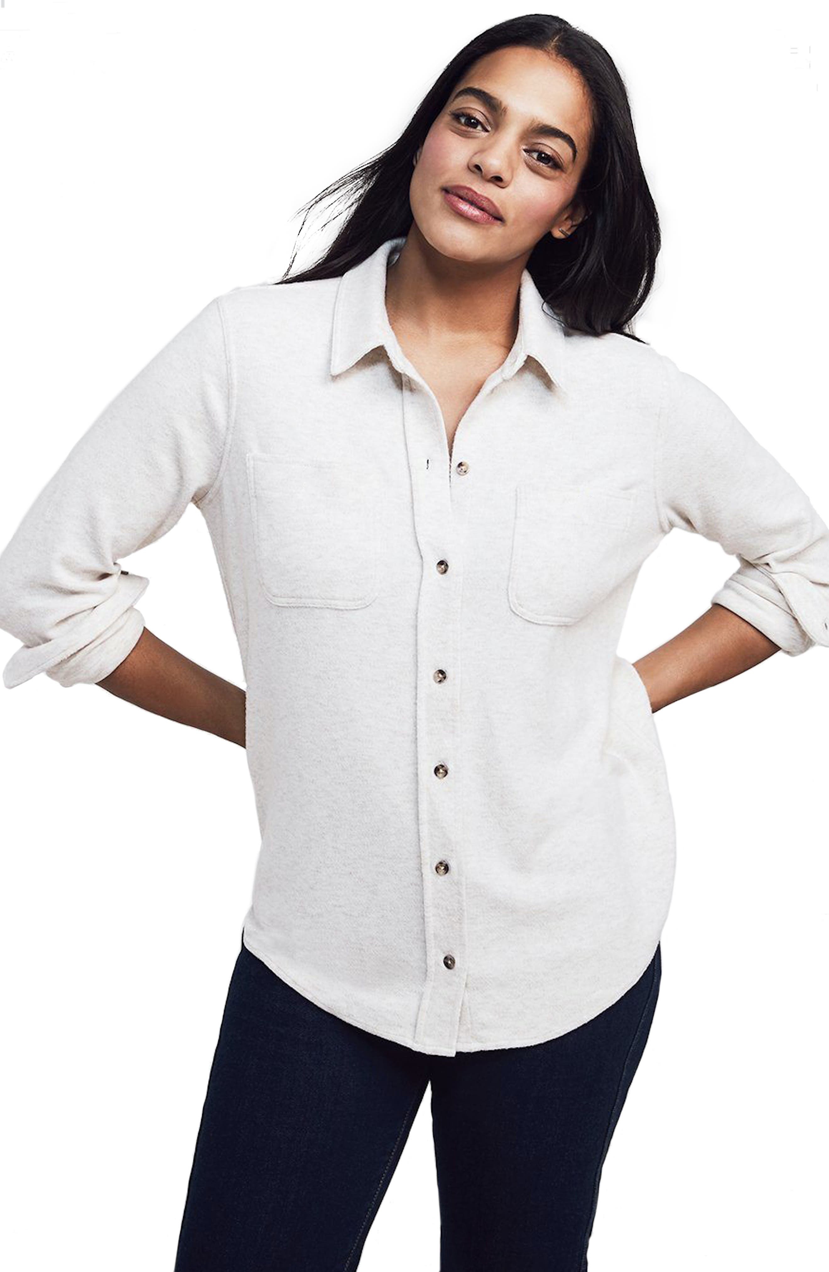 button up sweater shirt