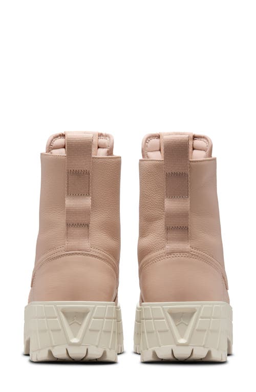 Jordan Air  1 Brooklyn Platform Sneaker In Legend Medium Brown/ore Wood