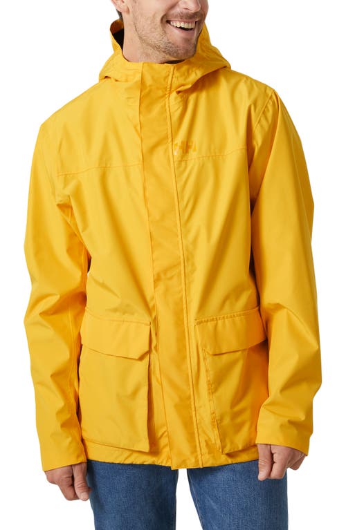 Helly Hansen T2 Utility Hooded Rain Jacket in Essential Yellow
