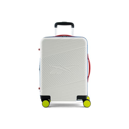 Shop Reebok Go Collection 2 Piece Luggage Set In White