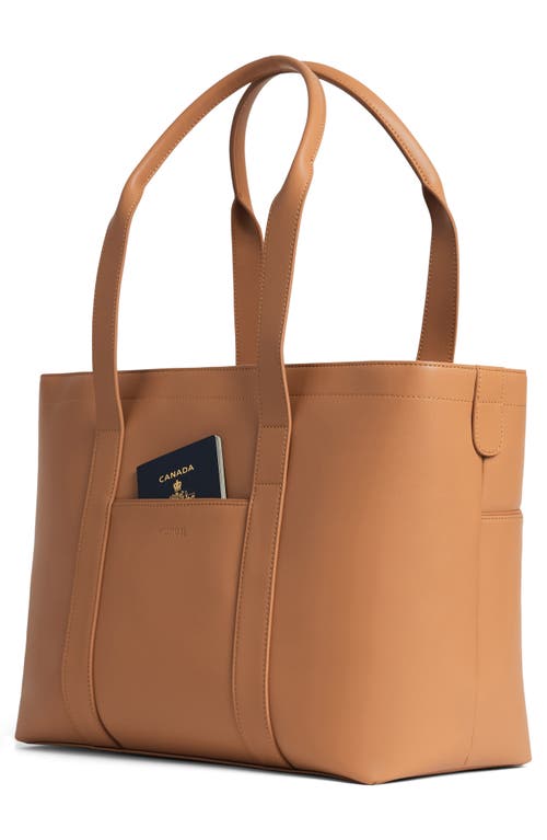 Monos Metro Tote In Saddle Tan