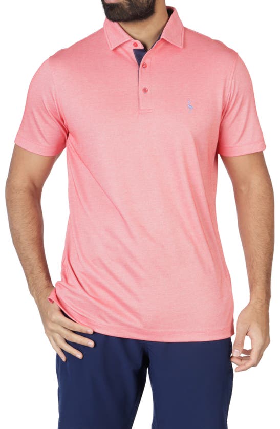 Tailorbyrd Luxe Modal Blend Polo In Nantucket Red